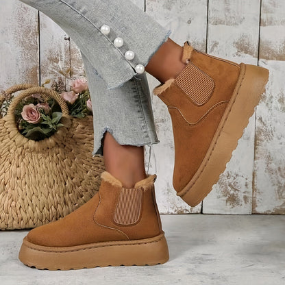 Silti ziemas zābaki ar biezām zolēm