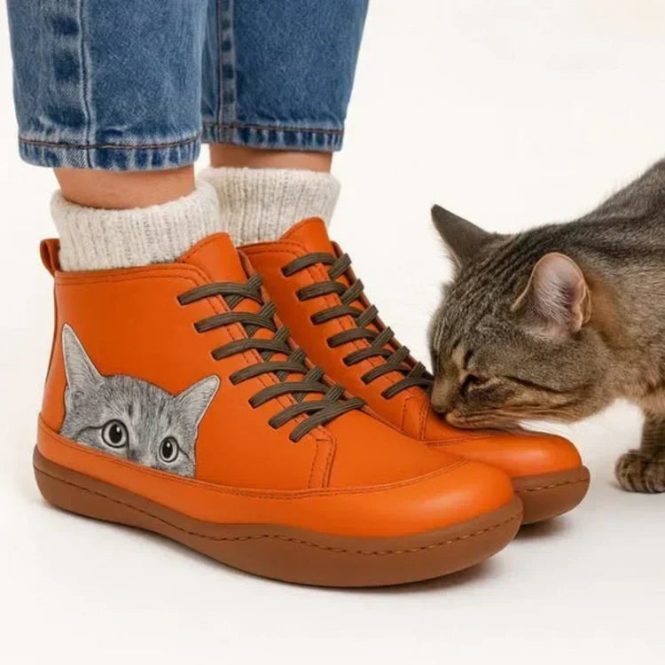 KittyKicks™ | Ortopædiske læderstøvler